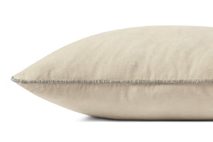 Liza Ivory Pillow shown from another angle.