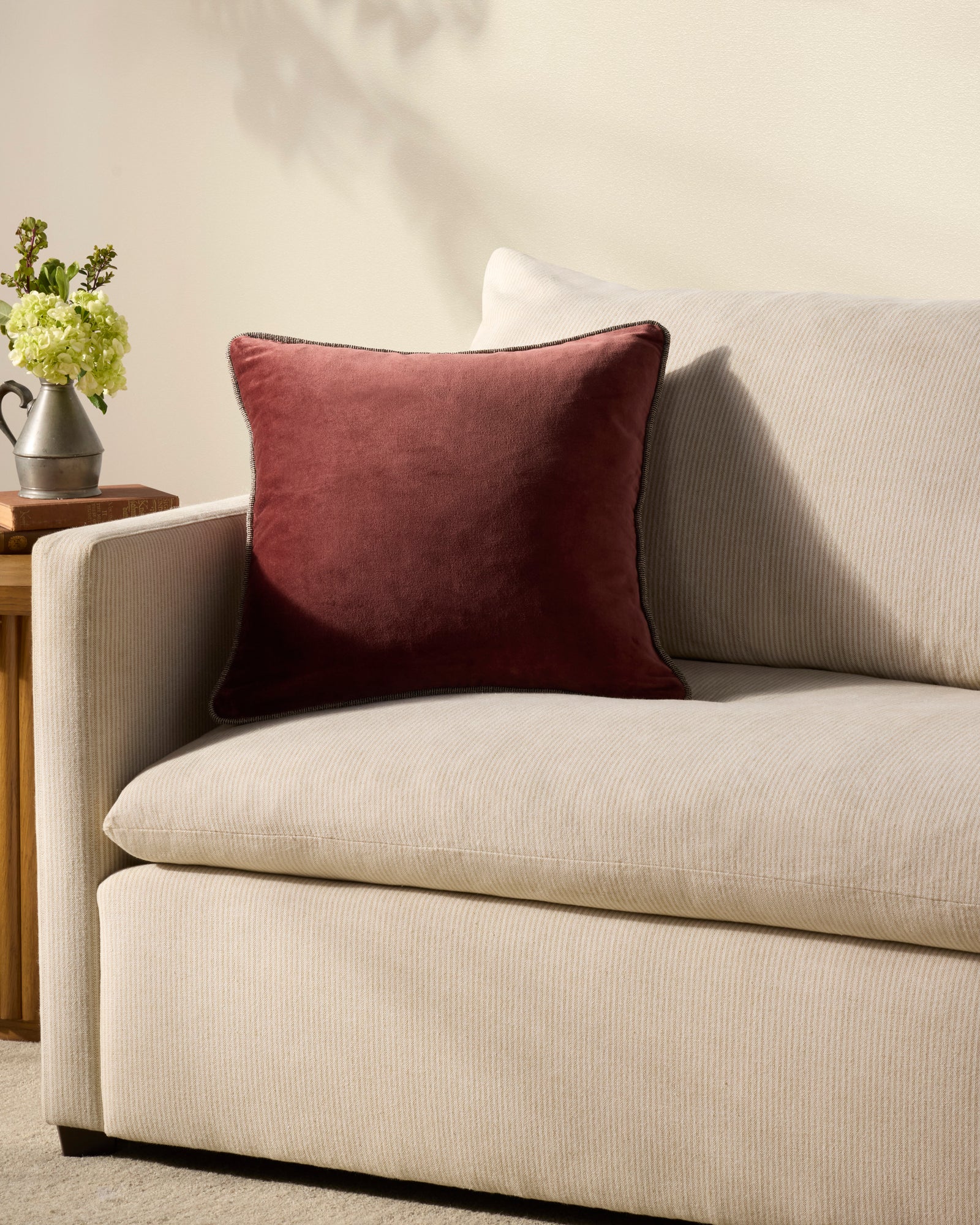 Liza Wine Pillow — a Loloi pillow at Laurie Yapp Home.