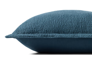 Morris Blue Pillow shown from a different angle to reveal its pattern.