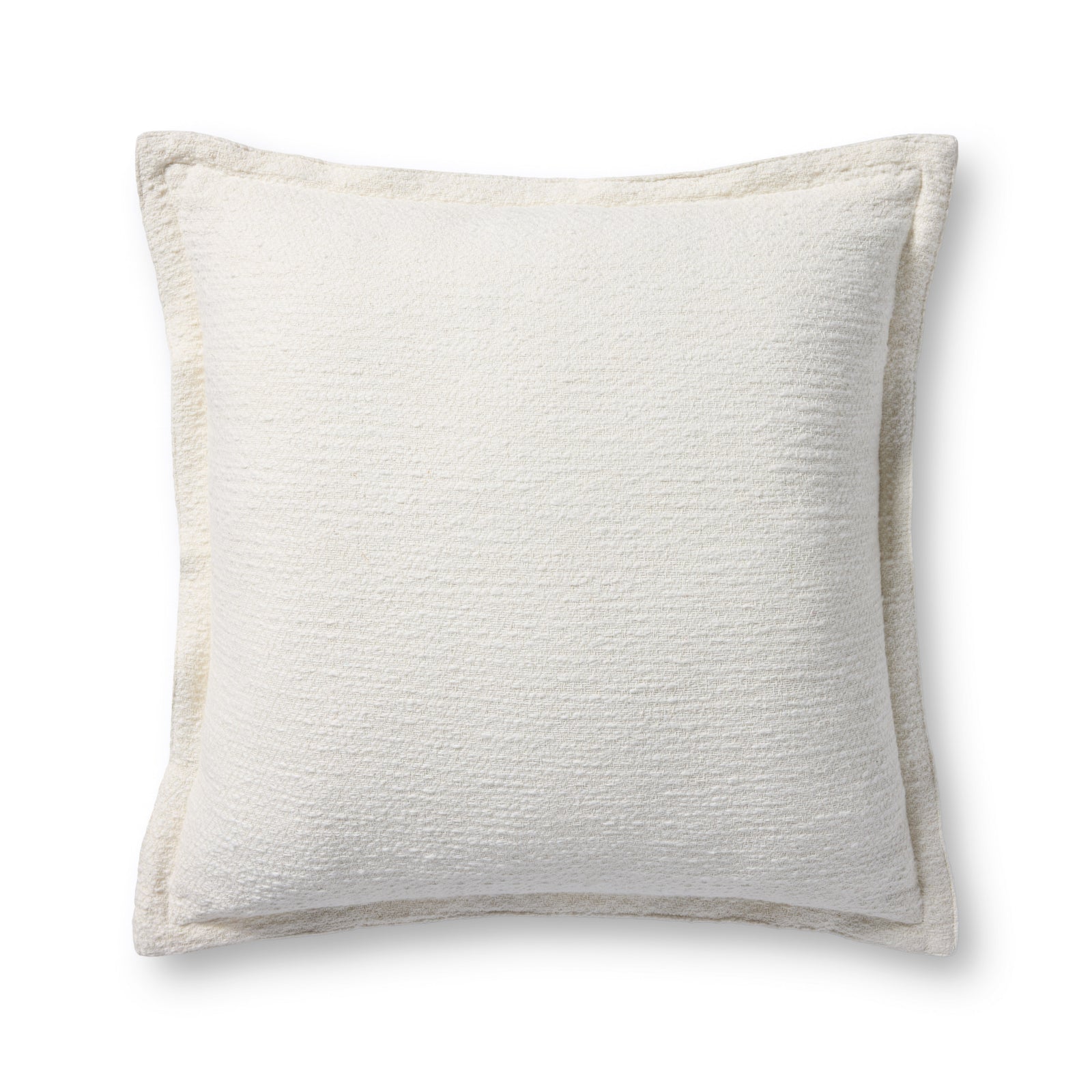 Morris White Pillow — a Loloi pillow at Laurie Yapp Home.