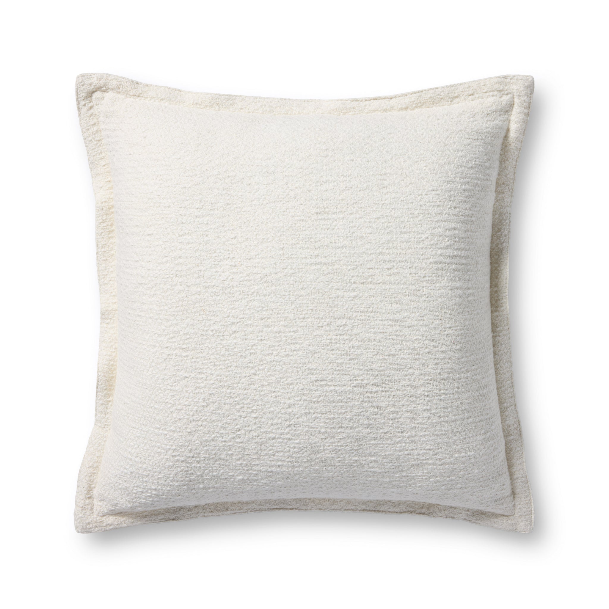 Morris White Pillow — a Loloi pillow at Laurie Yapp Home.