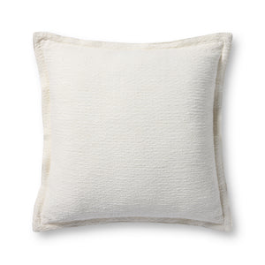Morris White Pillow — a Loloi pillow at Laurie Yapp Home.