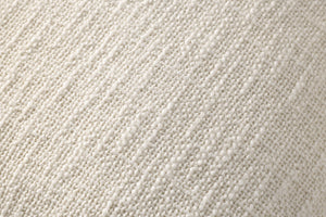 Ivory Pillow shown from a different angle to reveal its pattern.