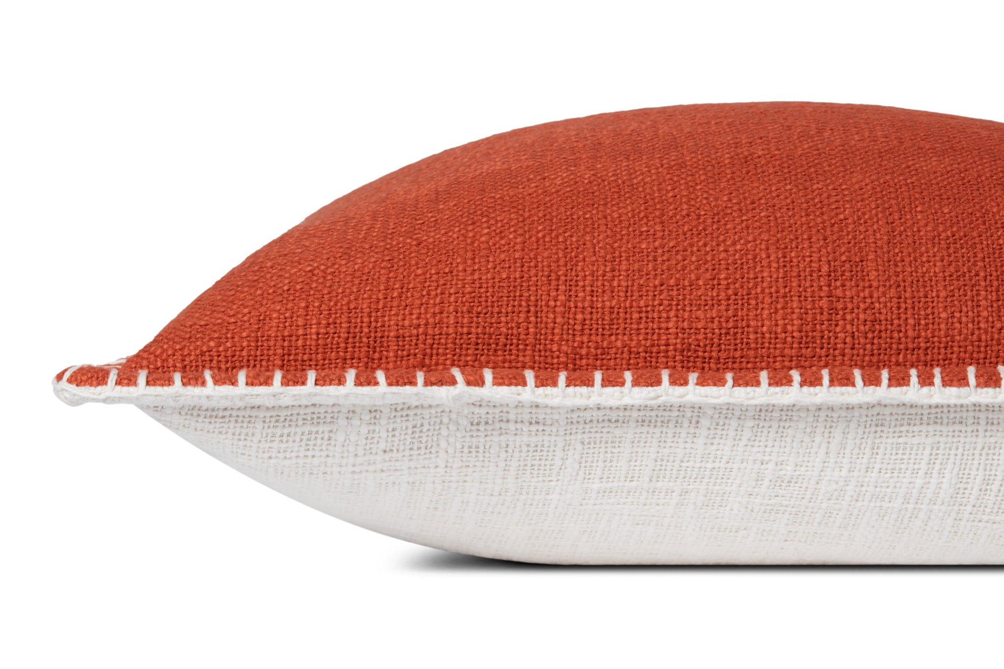 Orange Pillow shown from another angle.