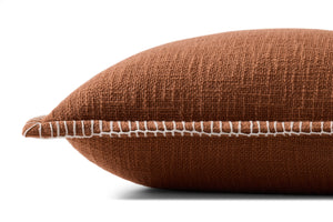 Terracotta Pillow shown from another angle.