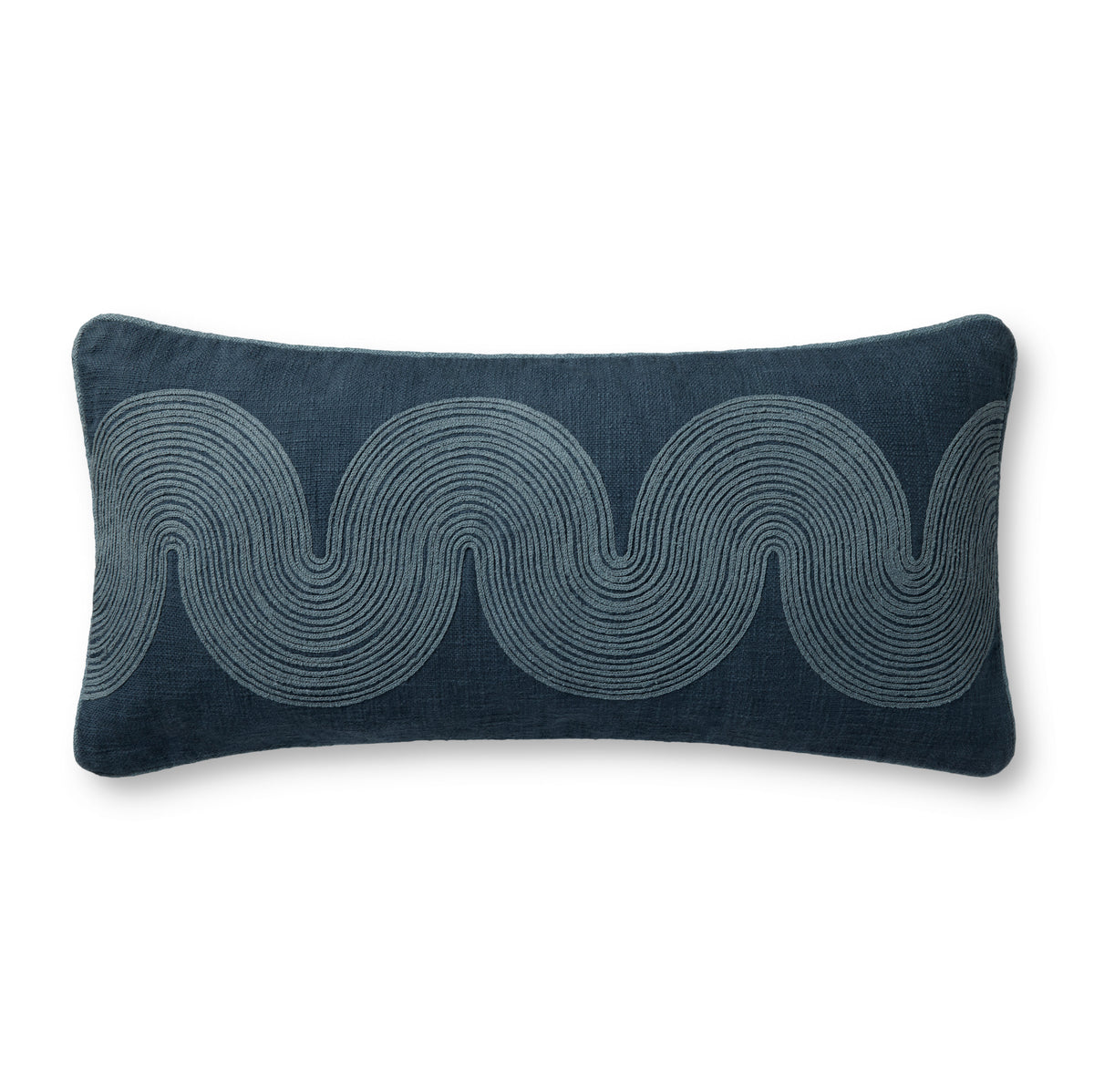 Navy / Blue Pillow — a Loloi pillow at Laurie Yapp Home.