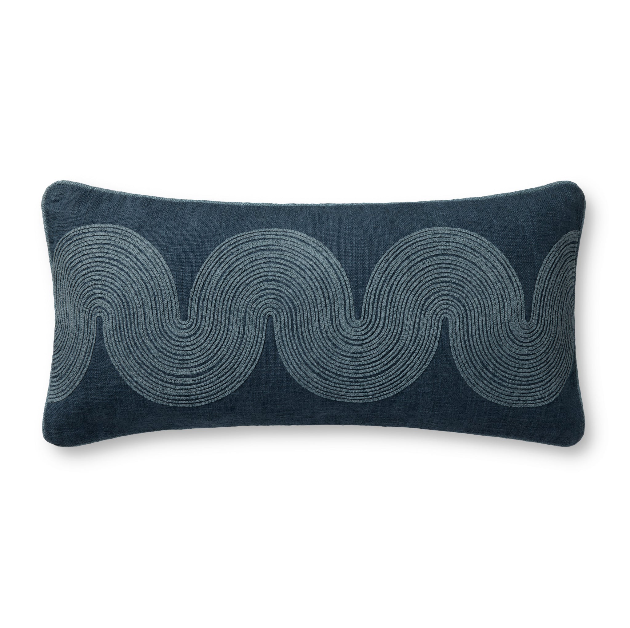 Navy / Blue Pillow — a Loloi pillow at Laurie Yapp Home.
