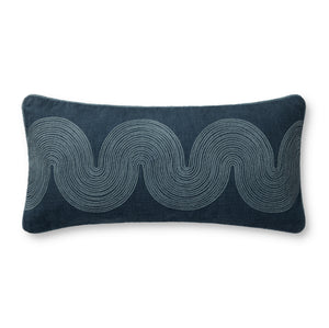 Navy / Blue Pillow — a Loloi pillow at Laurie Yapp Home.