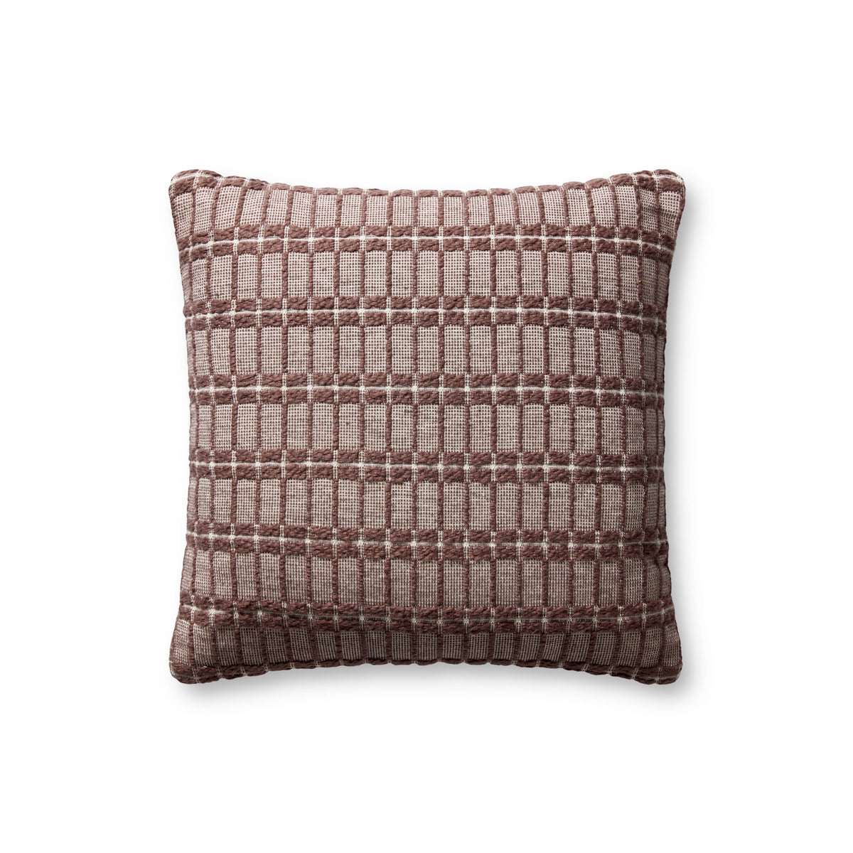 Poe Burgundy Pillow — a Loloi pillow at Laurie Yapp Home.
