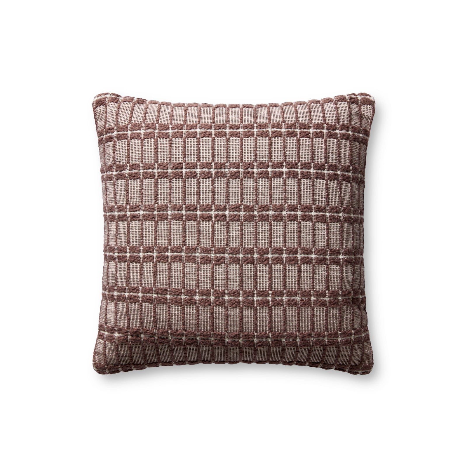 Poe Burgundy Pillow — a Loloi pillow at Laurie Yapp Home.