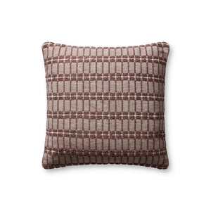 Poe Burgundy Pillow — a Loloi pillow at Laurie Yapp Home.