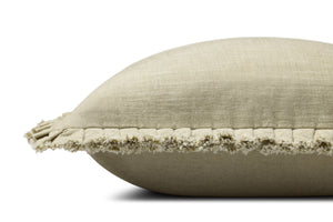 Green Pillow shown from a different angle to reveal its pattern.