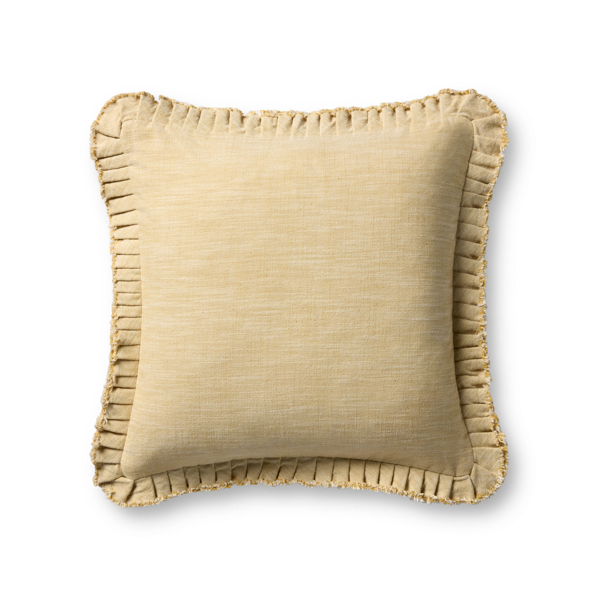 Yellow Pillow — a Loloi pillow at Laurie Yapp Home.