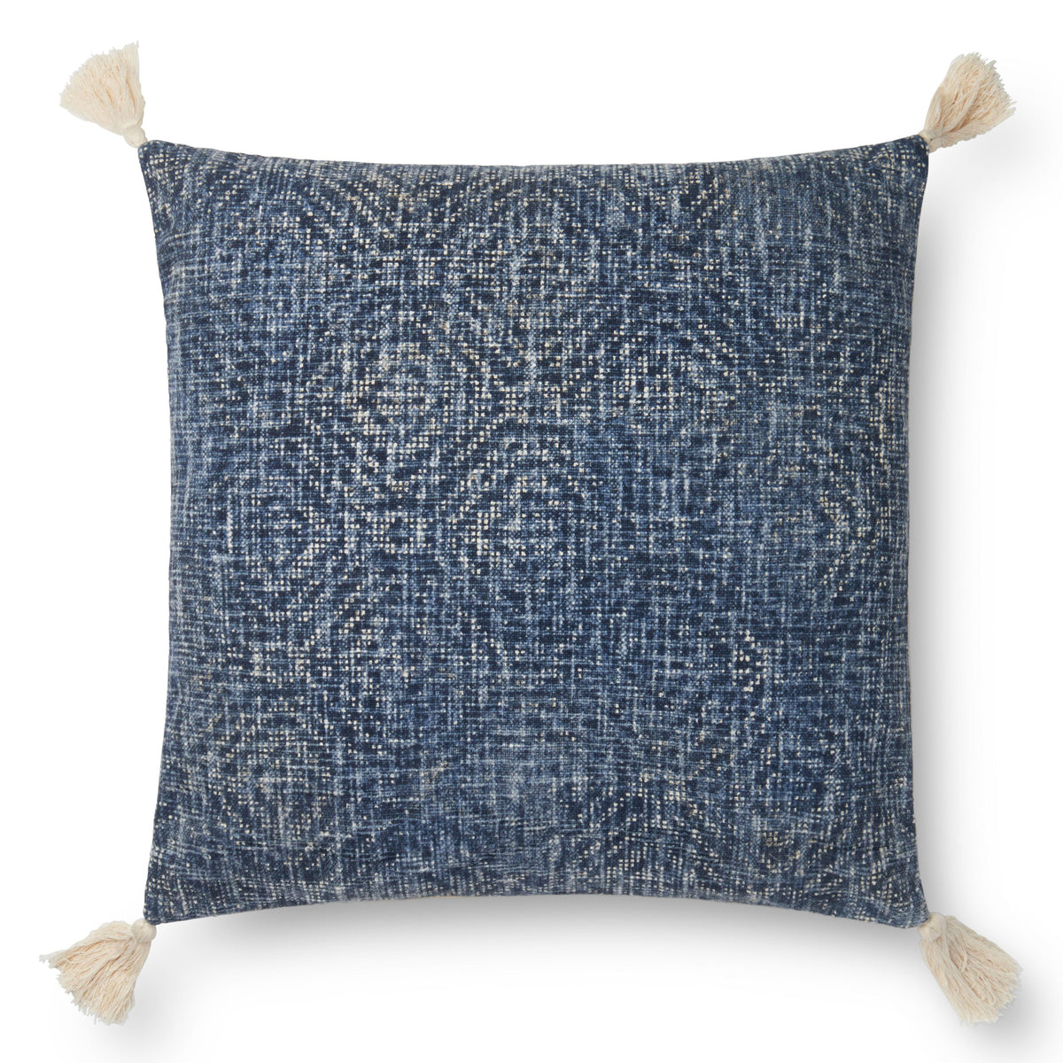 Blue Pillow (Pattern 1) — a Loloi pillow at Laurie Yapp Home.