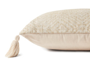 Ivory Pillow (Pattern 3) shown from another angle.