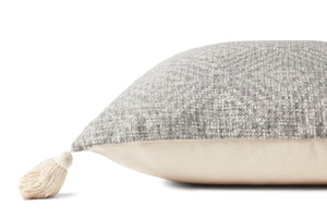 Lt Grey Pillow (Pattern 1) shown from another angle.