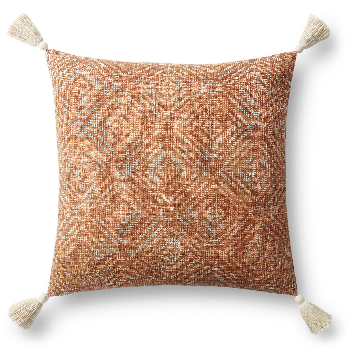 Orange Pillow (Pattern 1) — a Loloi pillow at Laurie Yapp Home.