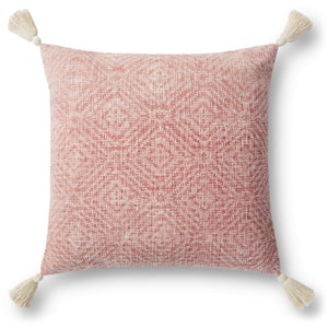 Pink Pillow — a Loloi pillow at Laurie Yapp Home.