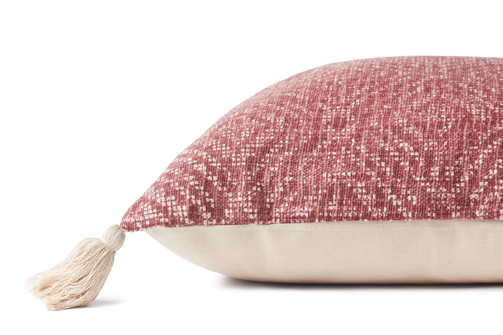 Red Pillow (Pattern 1) — a Loloi pillow at Laurie Yapp Home.