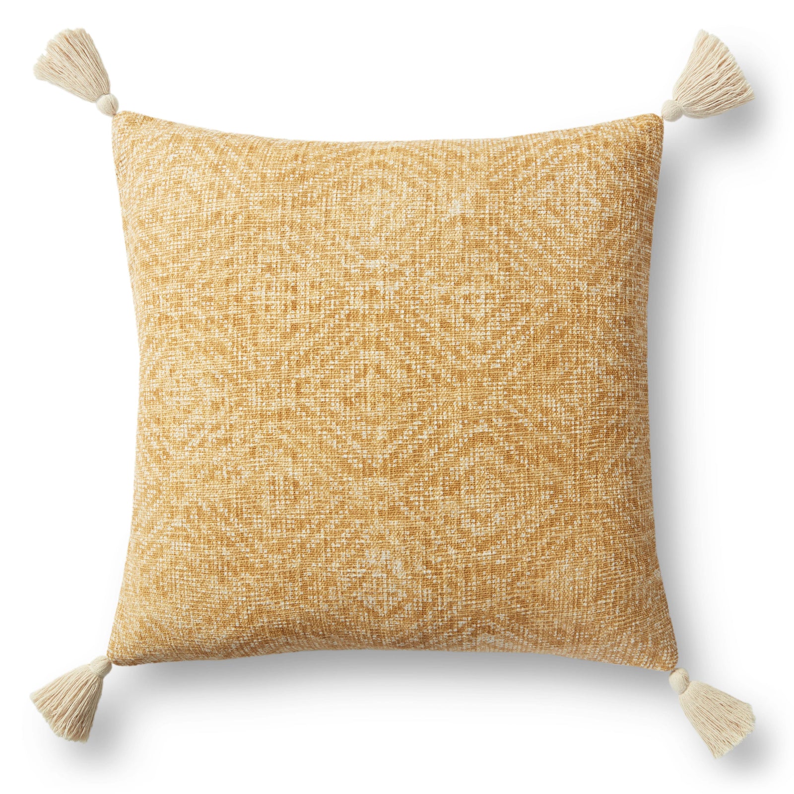 Yellow Pillow (Pattern 1) — a Loloi pillow at Laurie Yapp Home.