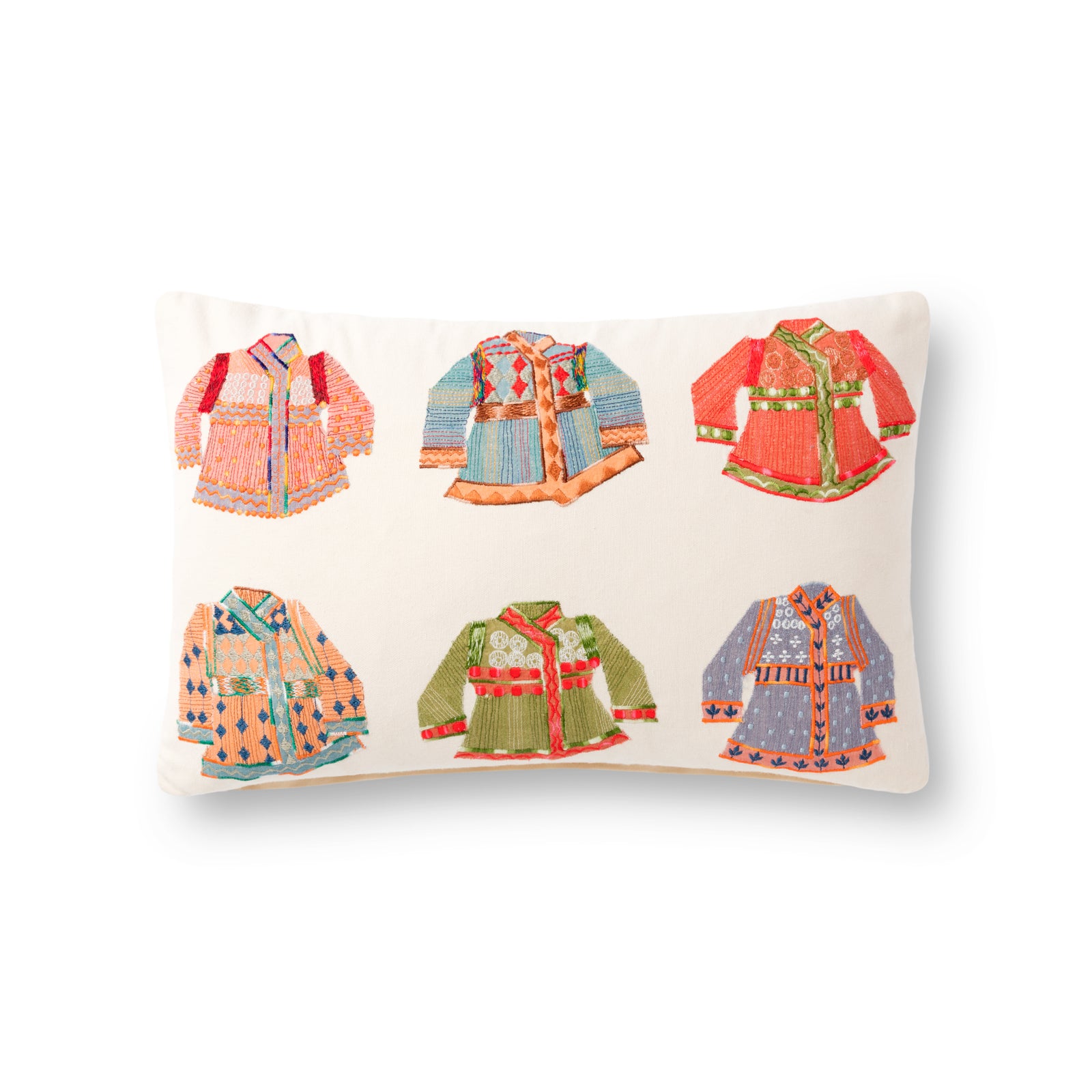 Natural / Multi Pillow — a Loloi pillow at Laurie Yapp Home.