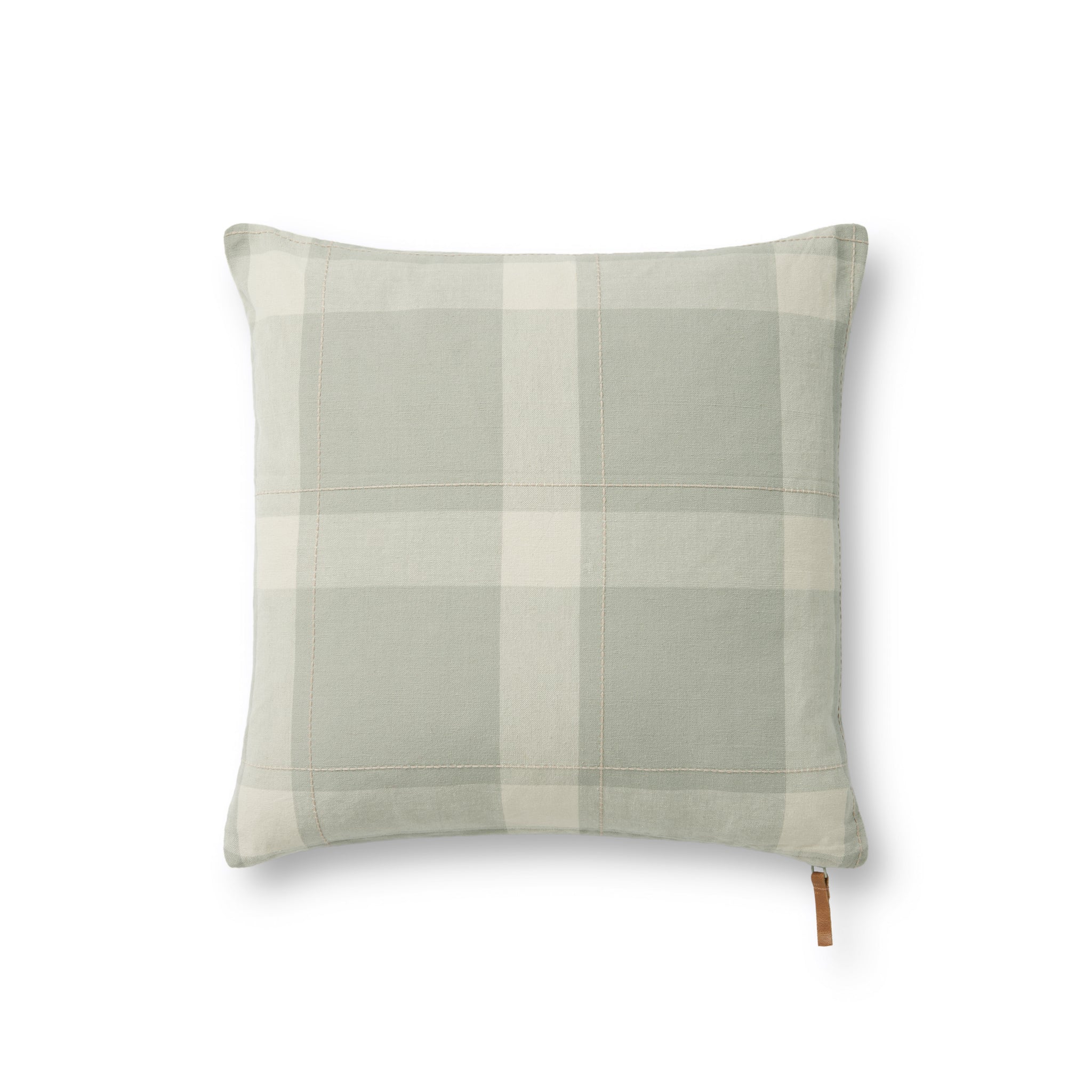 Linus Sage / Multi Pillow shown from another angle.