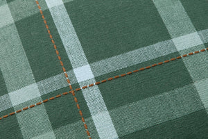 Ralph Green / Multi Pillow shown from a different angle to reveal its pattern.