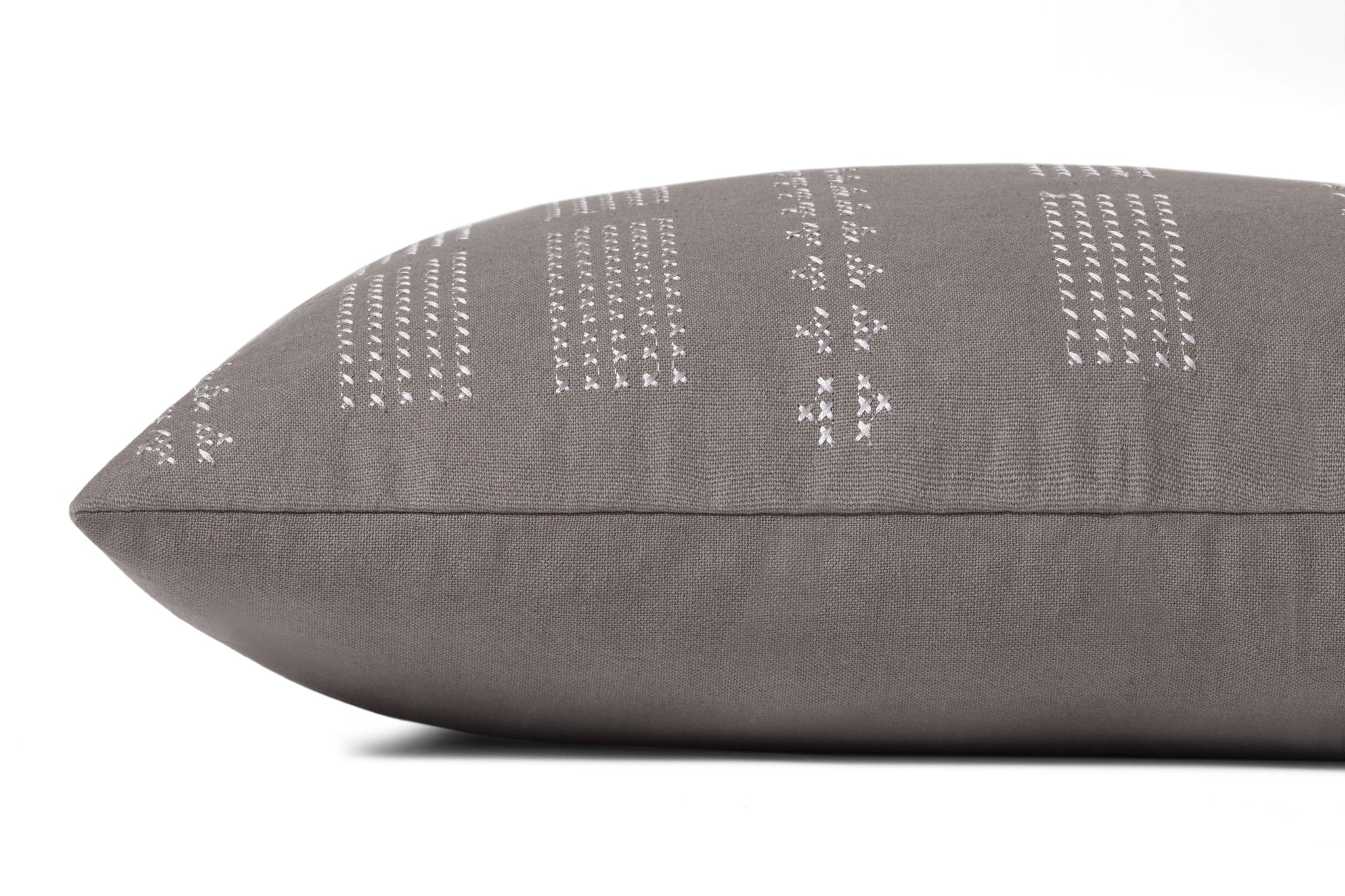William Grey Pillow shown from another angle.