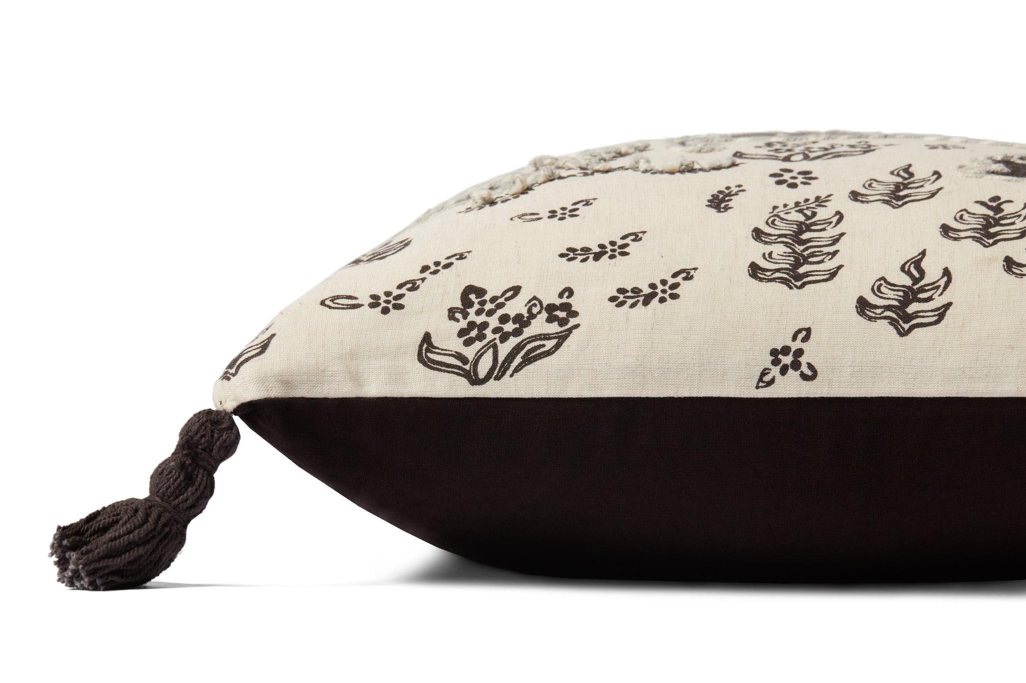 Ivory / Black Pillow shown from another angle.