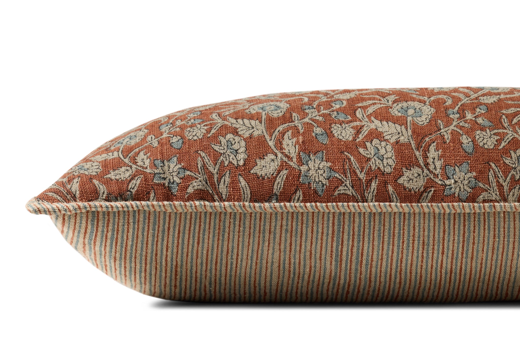 Brick / Multi Pillow shown from another angle.