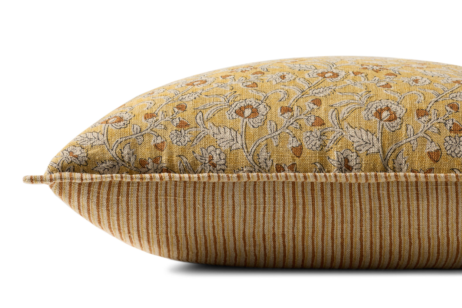 Gold / Multi Pillow — a Loloi pillow at Laurie Yapp Home.