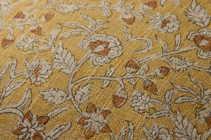 Gold / Multi Pillow shown from a different angle to reveal its pattern.
