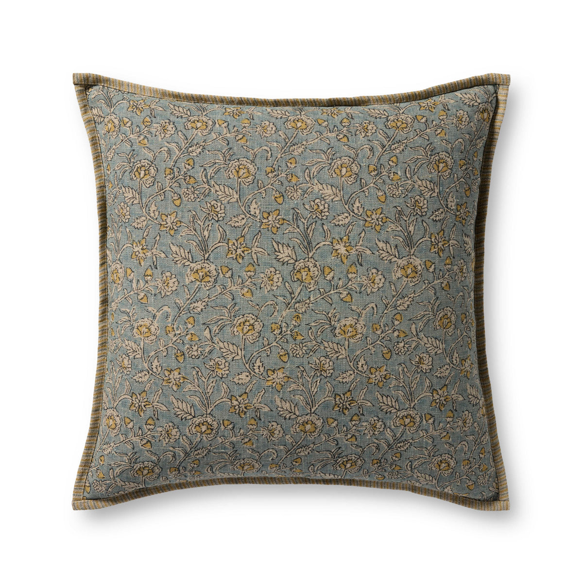 Light Blue / Multi Pillow — a Loloi pillow at Laurie Yapp Home.