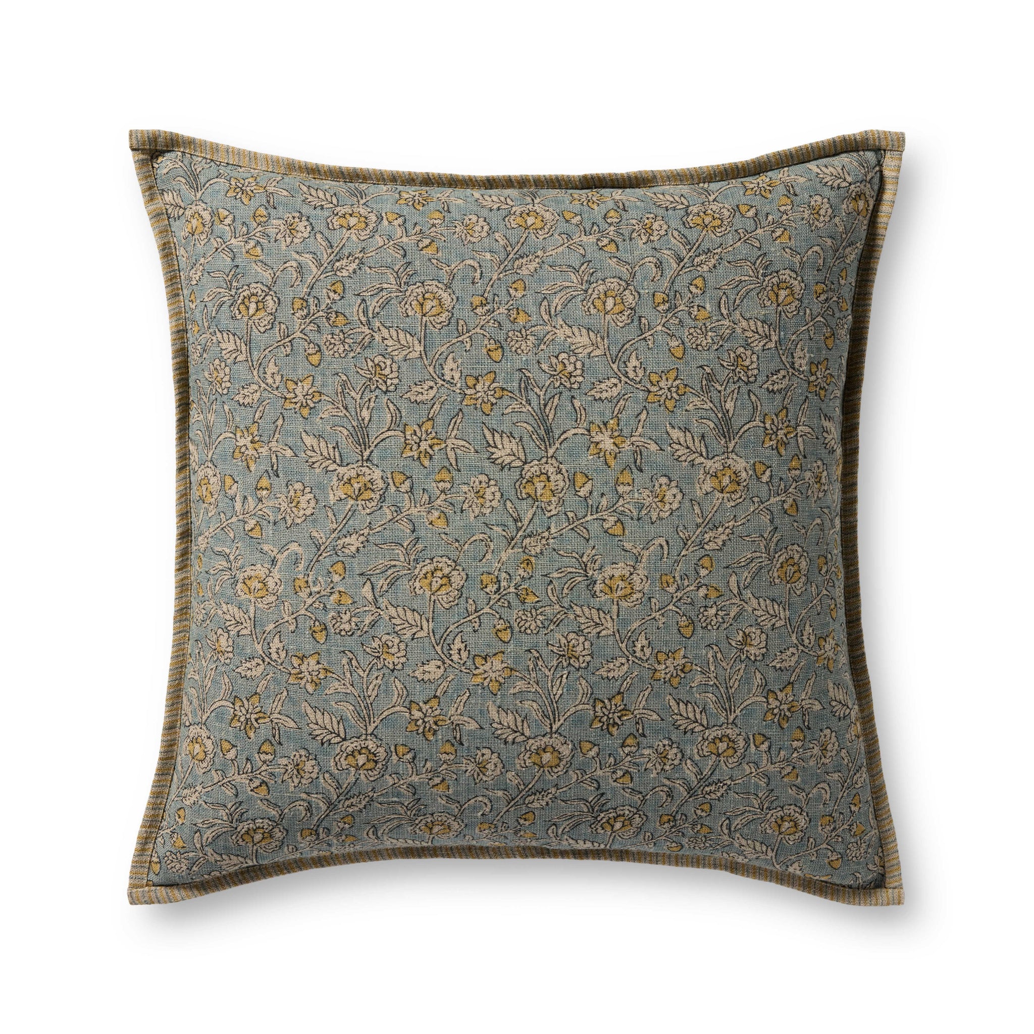 Light Blue / Multi Pillow — a Loloi pillow at Laurie Yapp Home.