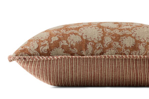 Rust Pillow (Pattern 2) shown from another angle.