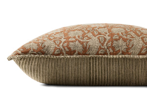 Rust Pillow (Pattern 3) shown from another angle.