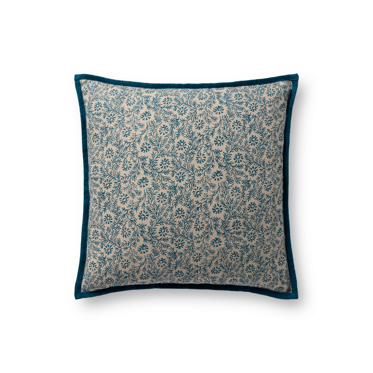 Blue Pillow (Pattern 2) — a Loloi pillow at Laurie Yapp Home.