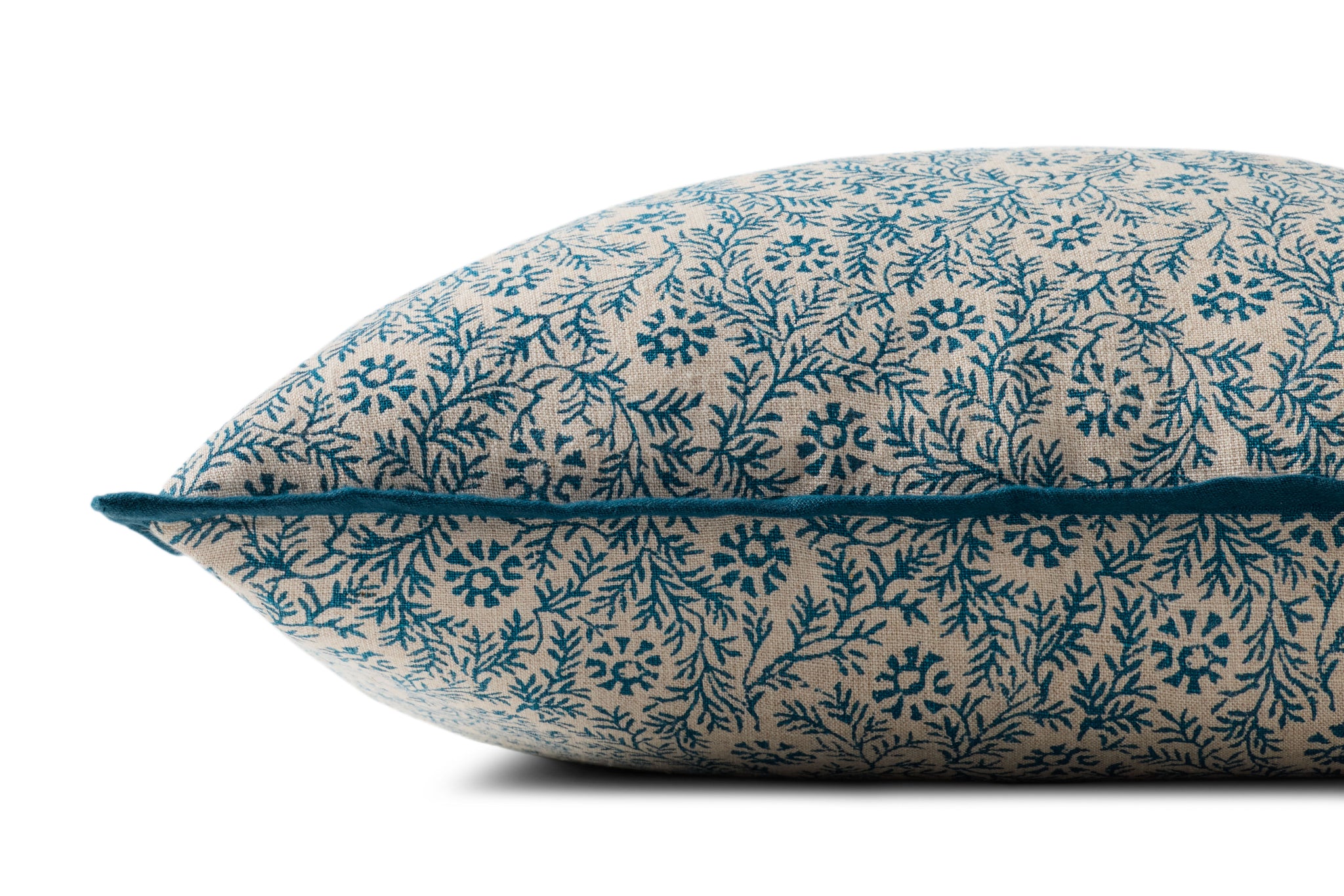 Blue Pillow (Pattern 2) shown from another angle.