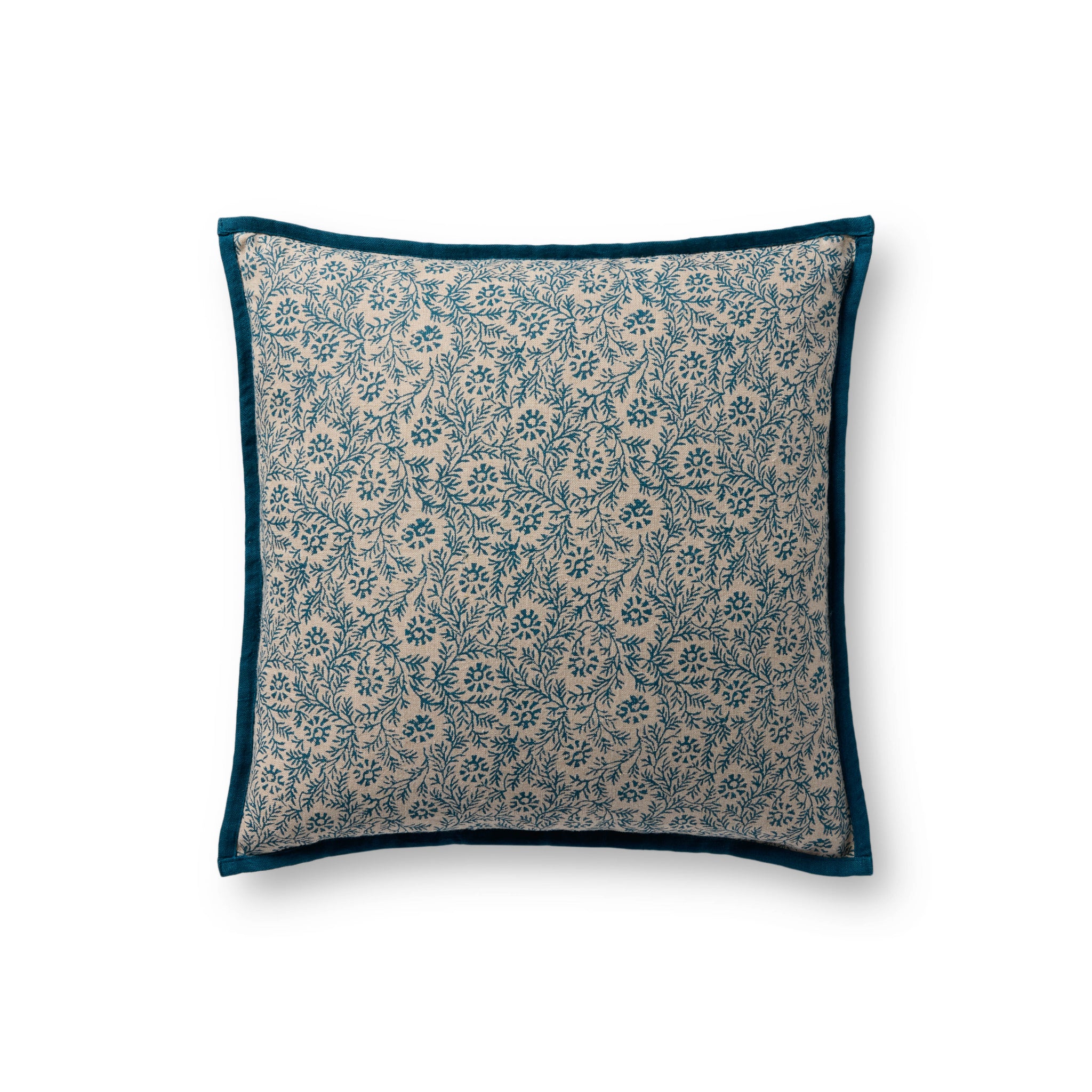 Blue Pillow (Pattern 2) — a Loloi pillow at Laurie Yapp Home.