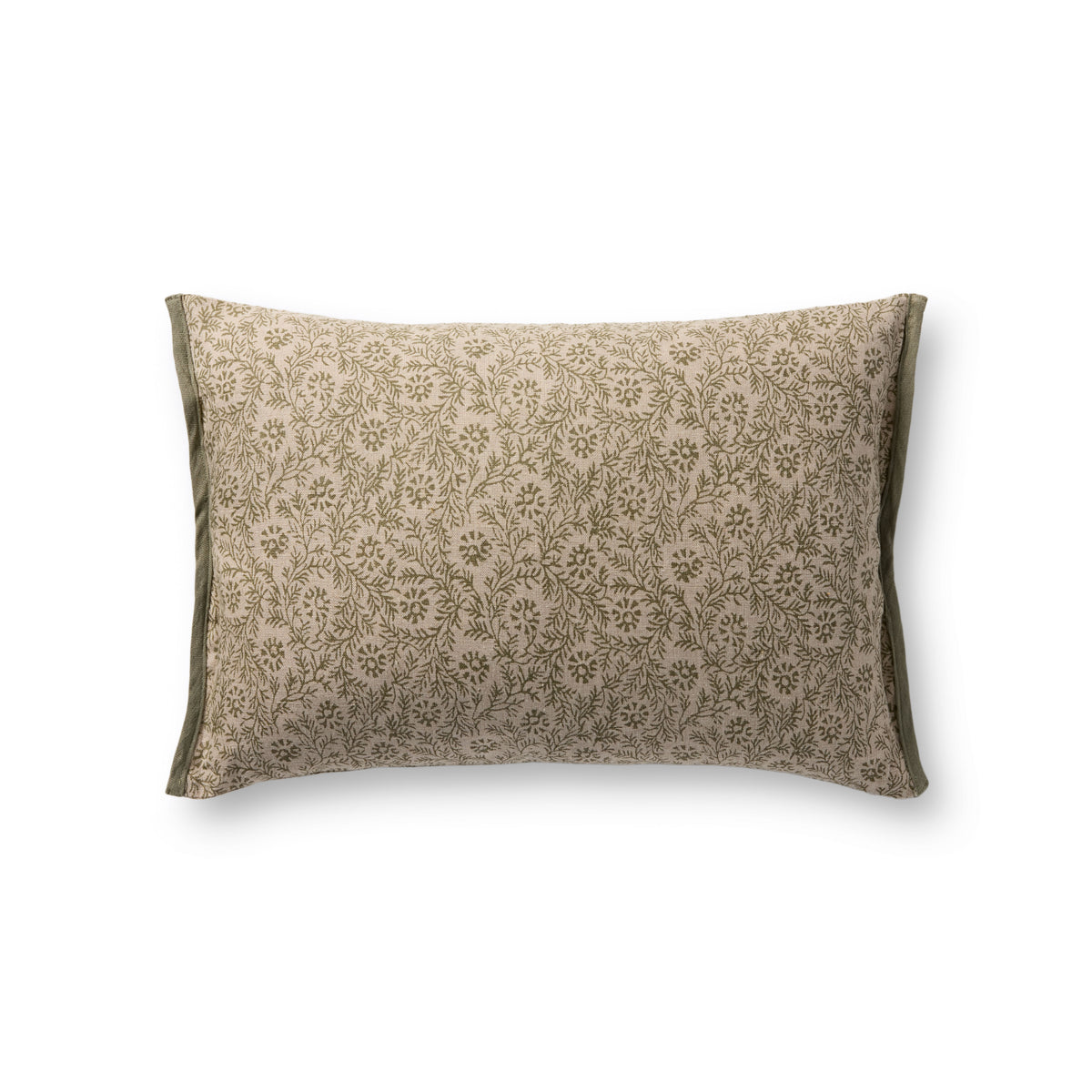 Green Pillow (Pattern 3) — a Loloi pillow at Laurie Yapp Home.