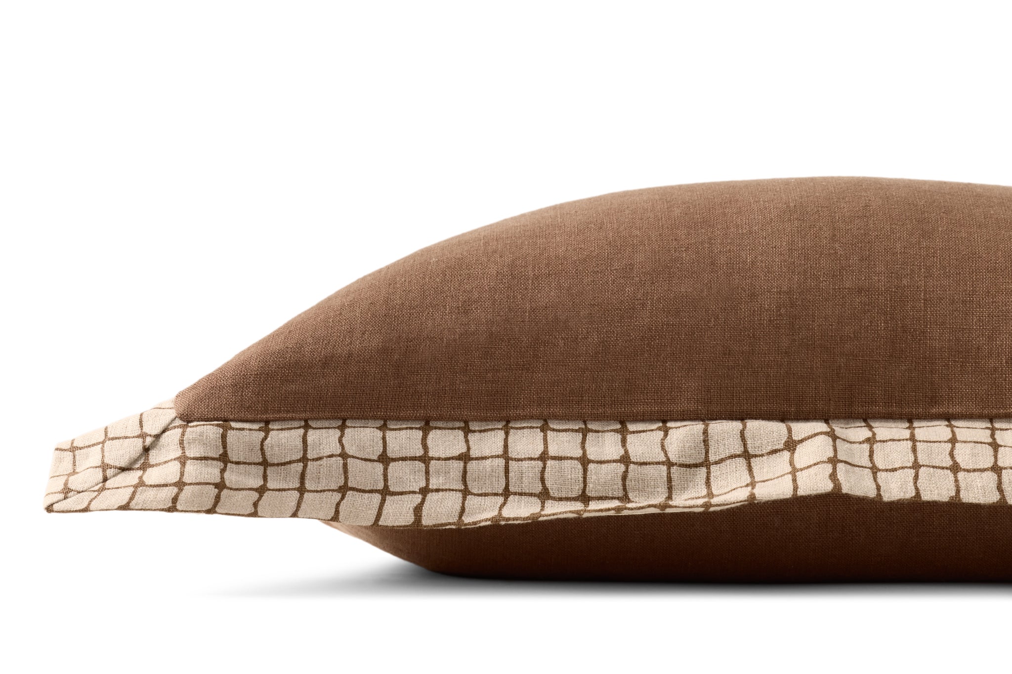 Brown Pillow (Pattern 2) shown from another angle.