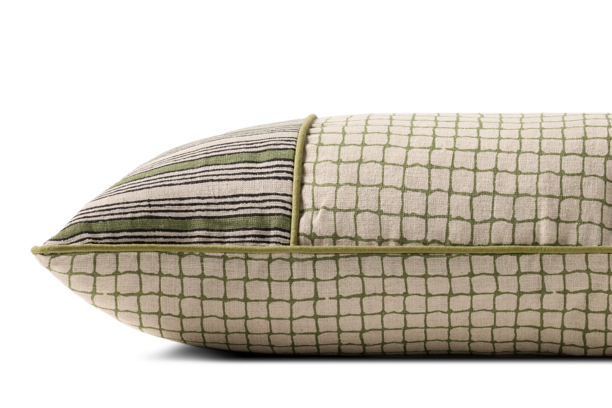 Green Pillow (Pattern 4) shown from another angle.