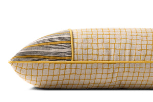 Yellow Pillow (Pattern 3) shown from another angle.