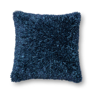 Navy Pillow (Pattern 1) — a Loloi pillow at Laurie Yapp Home.