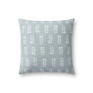 Tully Light Blue Pillow — a Loloi pillow at Laurie Yapp Home.