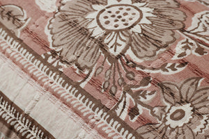 Rose / Ivory Pillow shown from another angle.