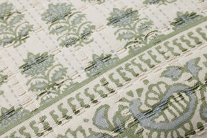 Sage / Ivory Pillow shown from another angle.