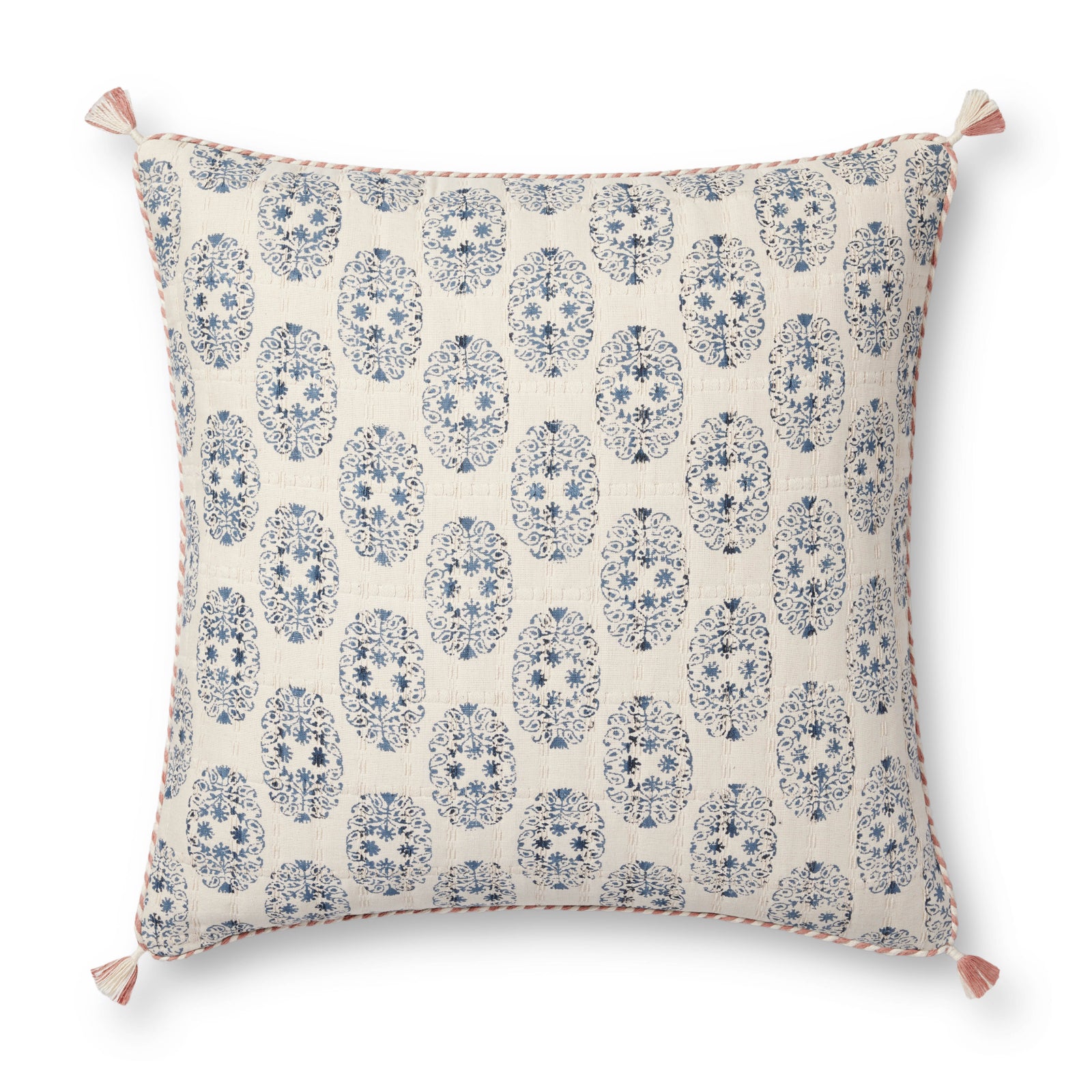 Pink / Multi Pillow — a Loloi pillow at Laurie Yapp Home.