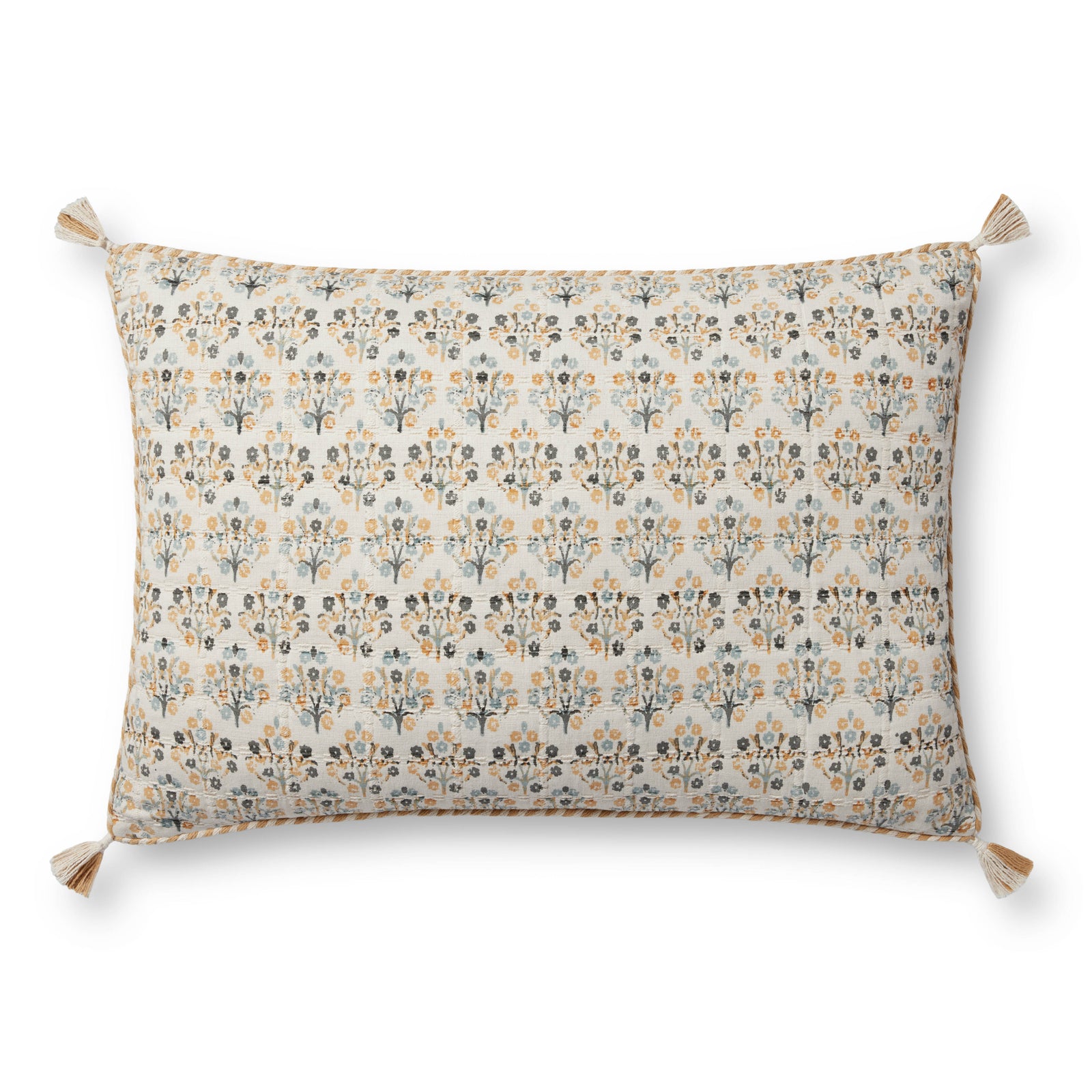 Wheat / Multi Pillow — a Loloi pillow at Laurie Yapp Home.