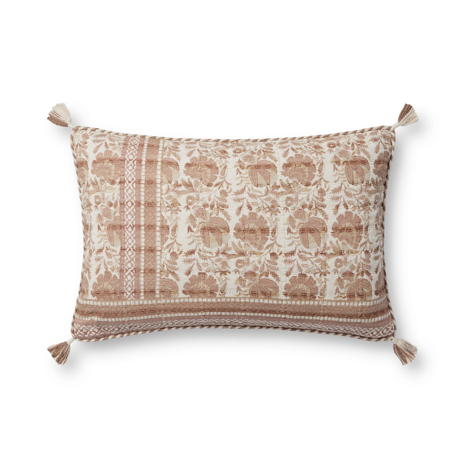 Blush / Ivory Pillow — a Loloi pillow at Laurie Yapp Home.